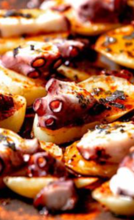 Galician-style octopus